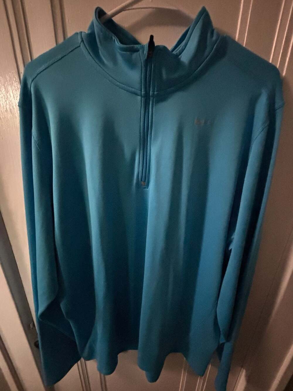 Nike Running Dri-Fit 1/4 Zip Pullover Blue 2XL